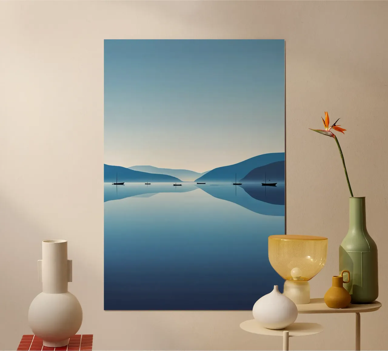 Mirror Waters of Assad Lake poster da AlbertKlee