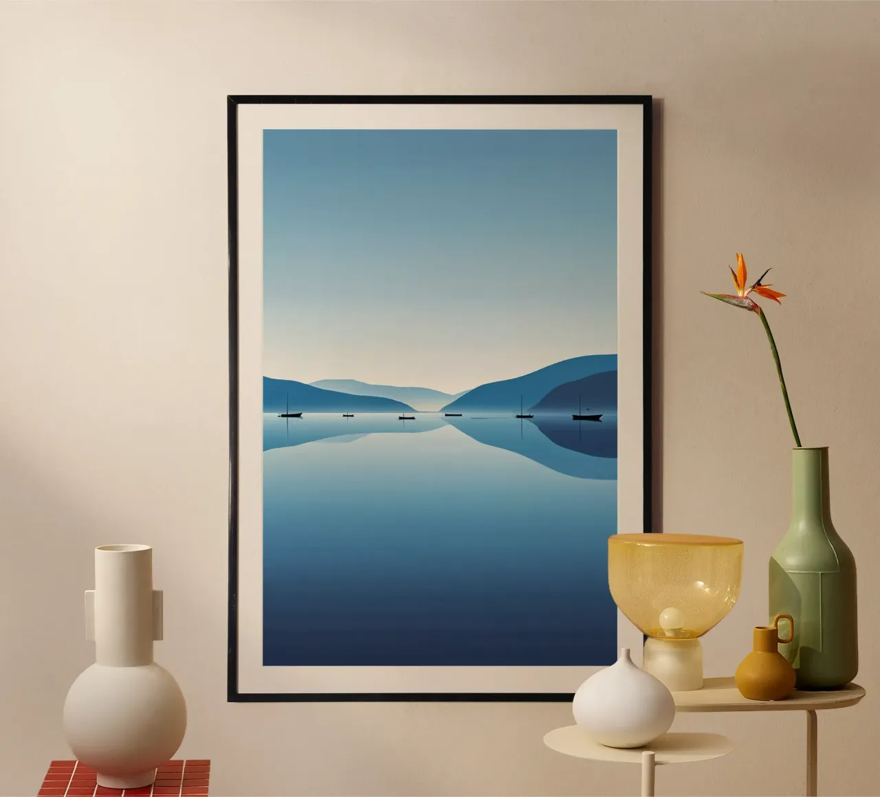 Mirror Waters of Assad Lake poster da AlbertKlee