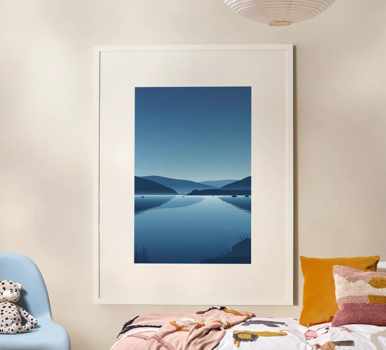Twilight Tranquility at Assad Lake poster da AlbertKlee
