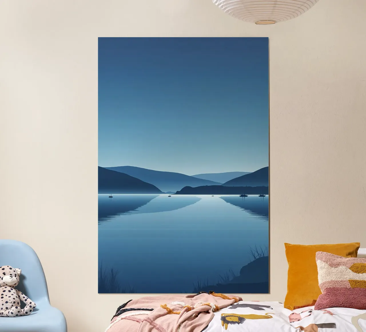 Twilight Tranquility at Assad Lake poster da AlbertKlee