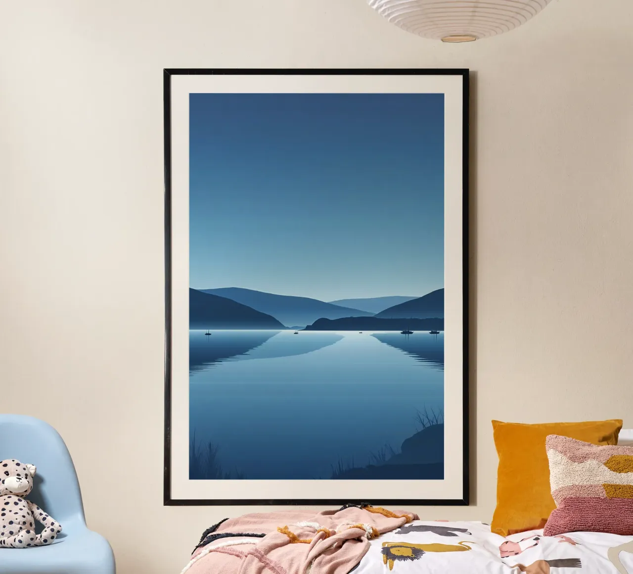 Twilight Tranquility at Assad Lake poster da AlbertKlee
