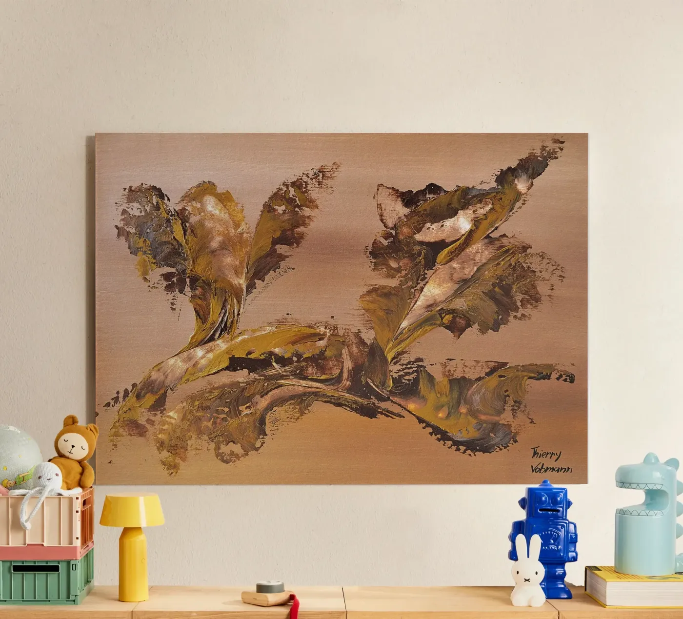 IDEAL GIFT 131 plexiglass da Thierry Vobmann Abstract painting