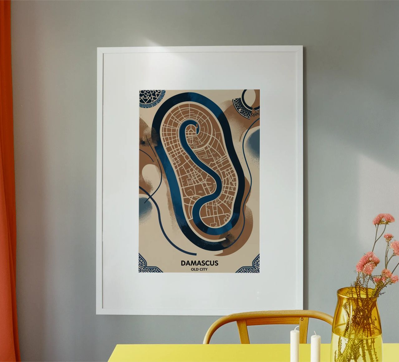 Cultural Mosaic of Damascus poster de AlbertKlee