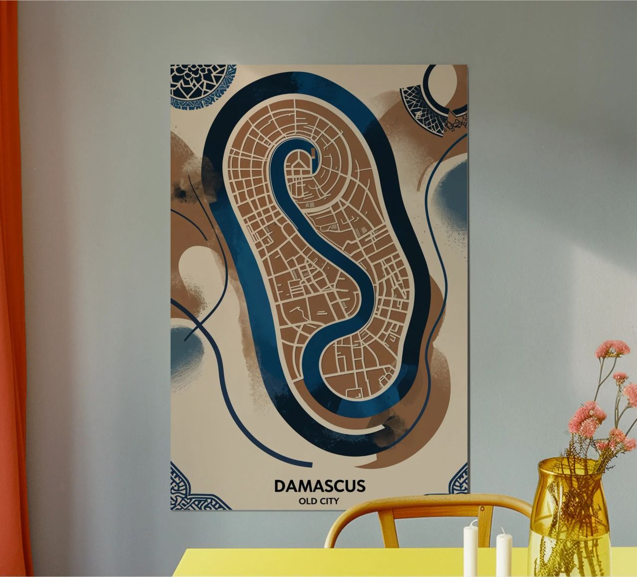 Cultural Mosaic of Damascus poster de AlbertKlee