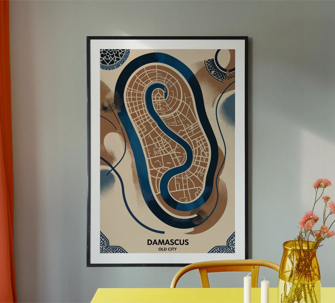Cultural Mosaic of Damascus poster de AlbertKlee