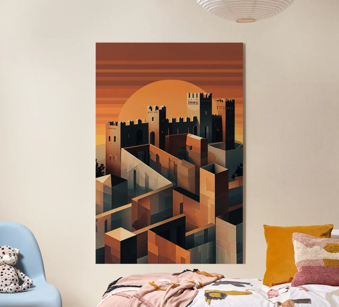 Abstract Majesty – The Aleppo Citadel plexiglass da AlbertKlee