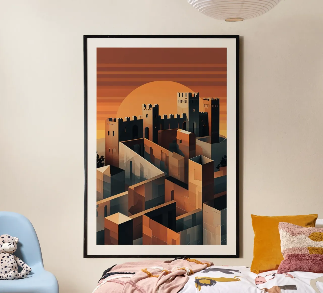 Abstract Majesty – The Aleppo Citadel carta hahnemühle da AlbertKlee