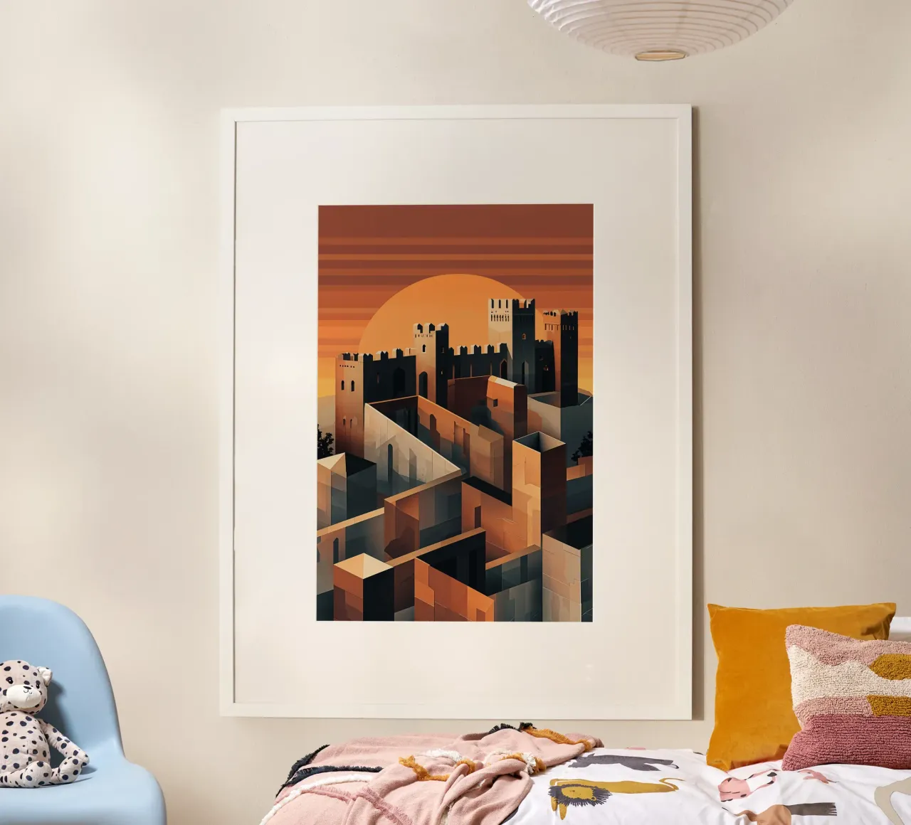 Abstract Majesty – The Aleppo Citadel carta hahnemühle da AlbertKlee