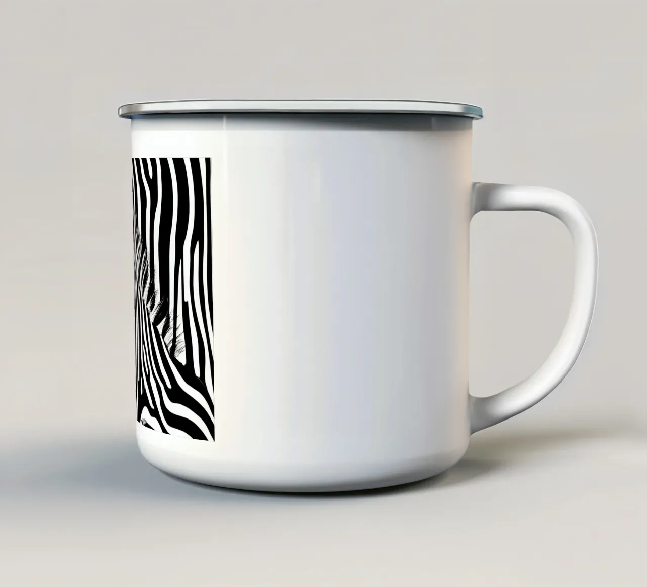 La prospettiva indomita tazza in smalto da DesignArt