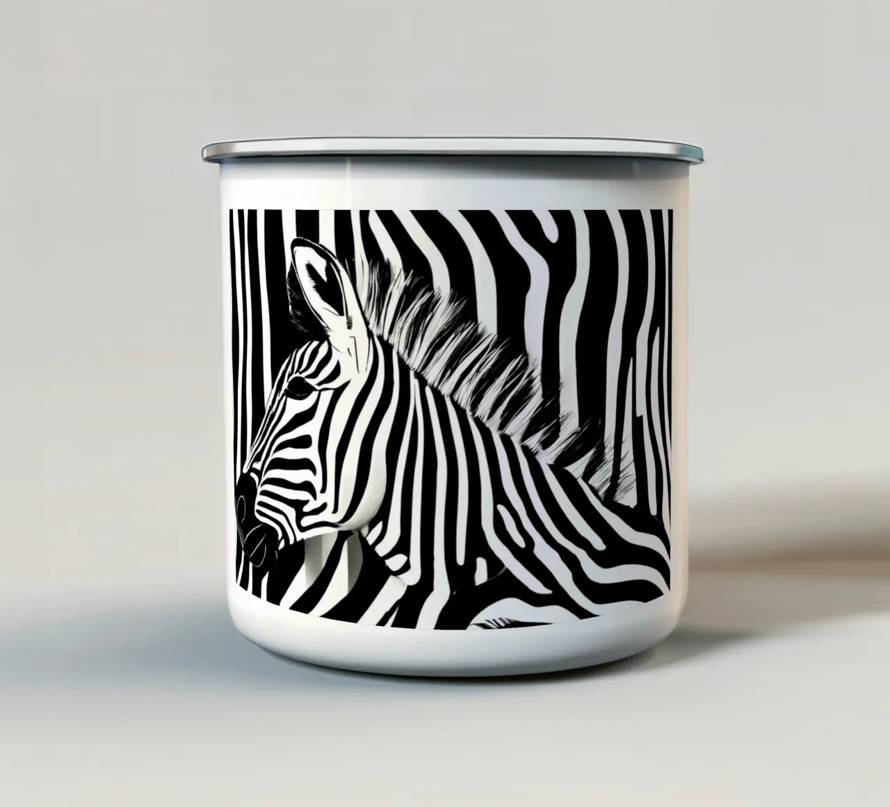 La prospettiva indomita tazza in smalto da DesignArt