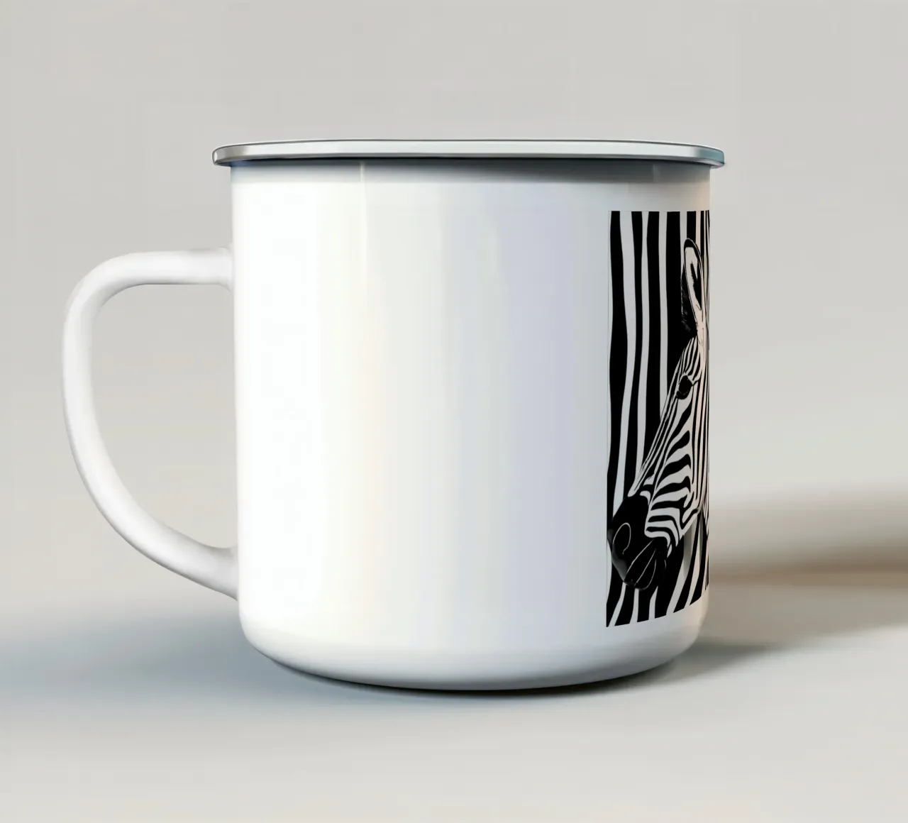 La prospettiva indomita tazza in smalto da DesignArt