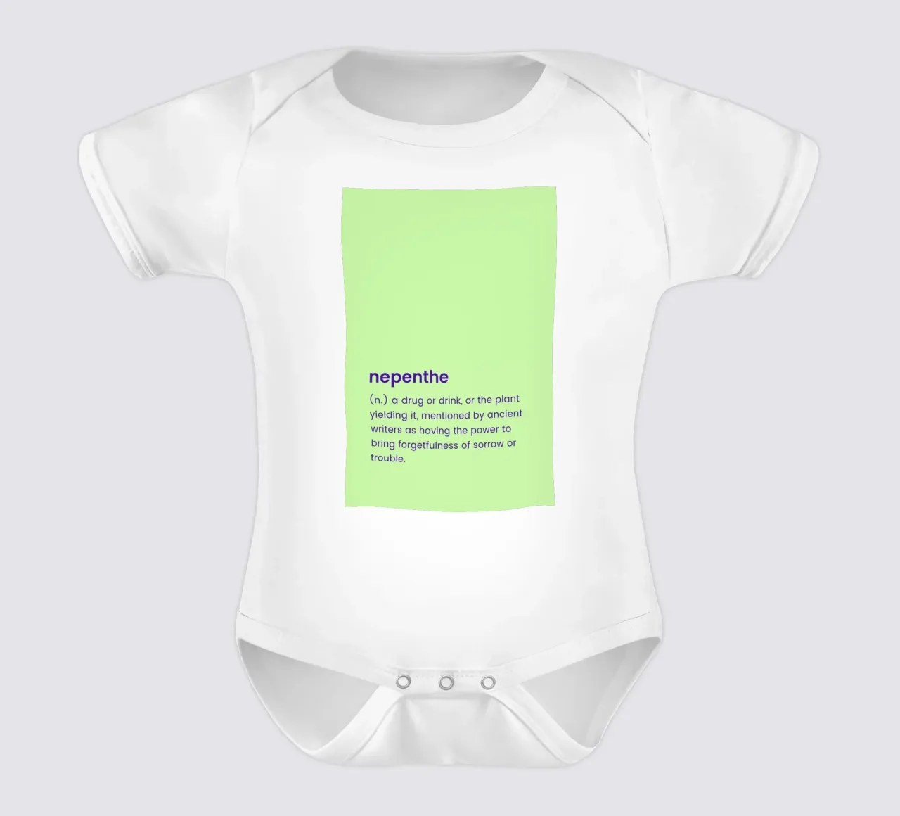 Nepenthe body neonato maniche corte da Studio One