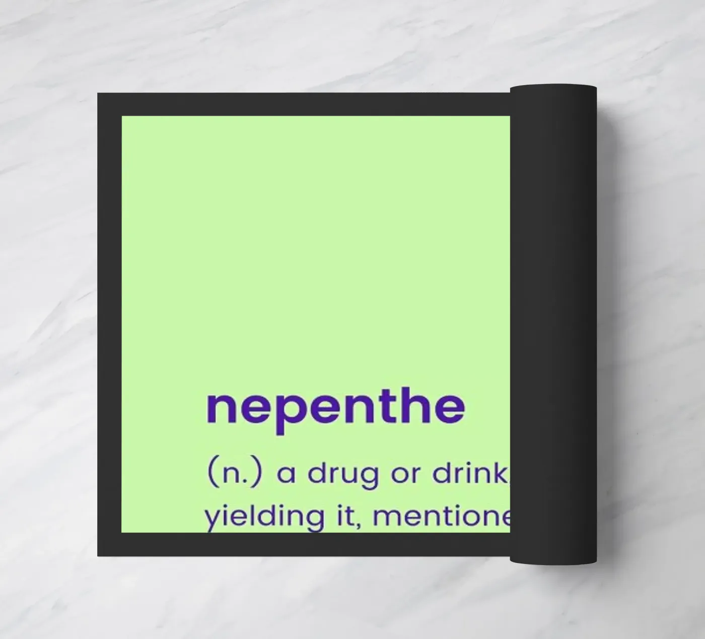 Nepenthe doormat by Studio One