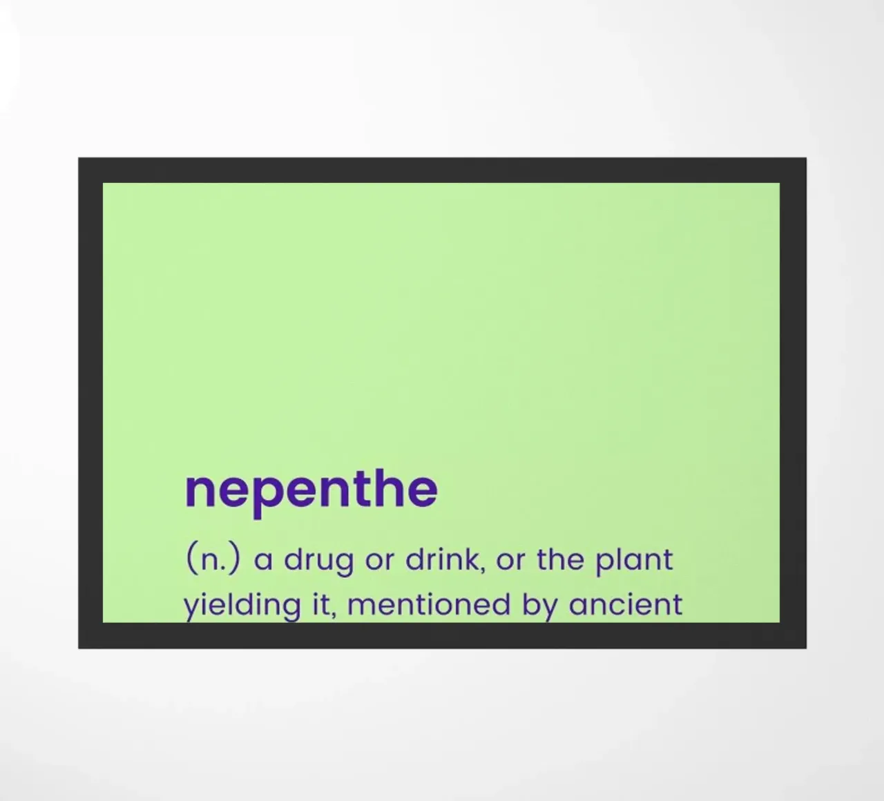 Nepenthe zerbino da Studio One