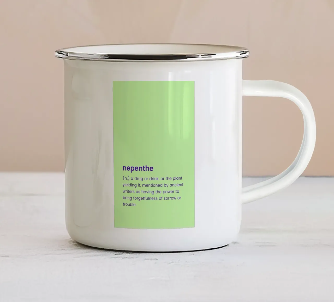 Nepenthe tazza in smalto da Studio One