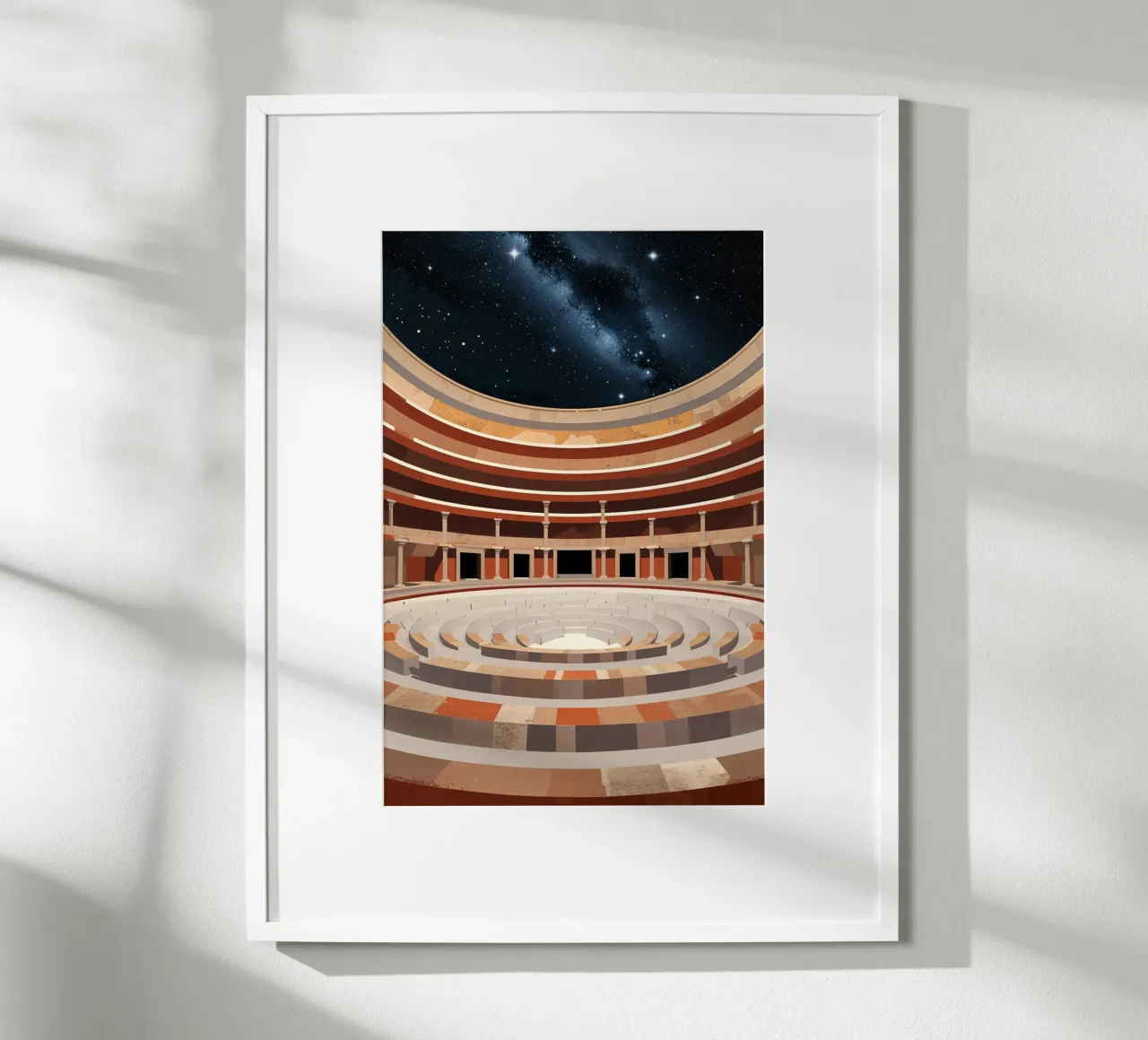 Celestial View from the Roman Theater carta hahnemühle da AlbertKlee