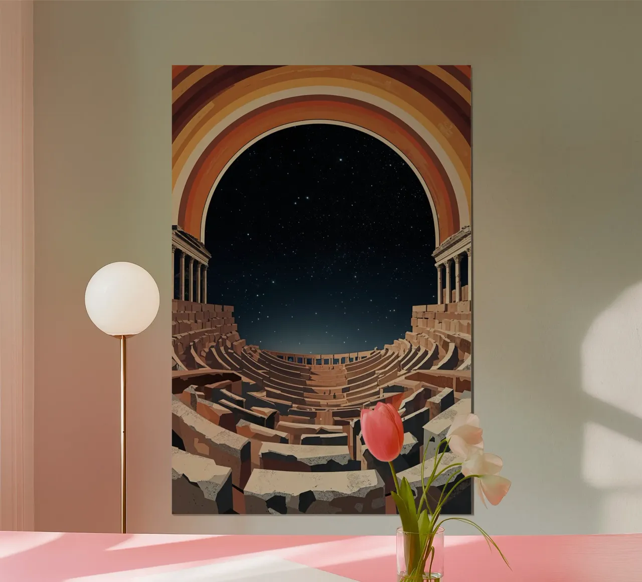 Arched Elegance Under the Stars carta hahnemühle da AlbertKlee