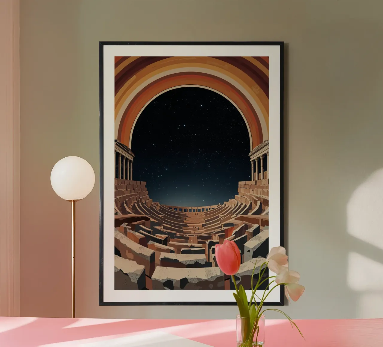 Arched Elegance Under the Stars carta hahnemühle da AlbertKlee
