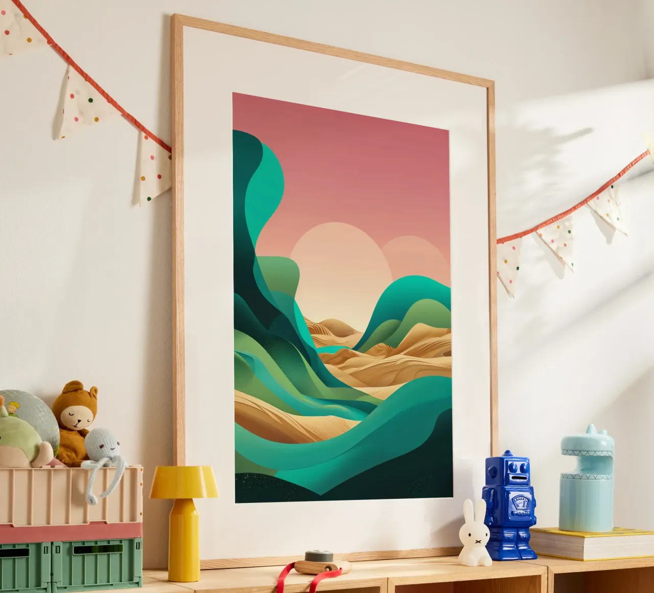 Flowing Layers of the Syrian Sands carta hahnemühle da AlbertKlee