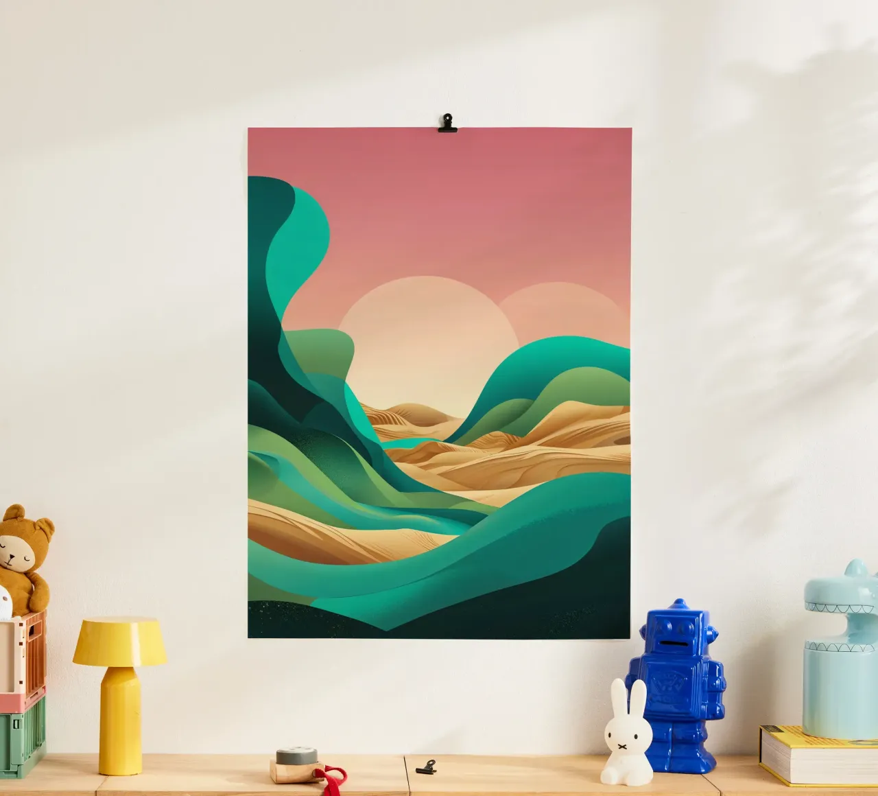 Flowing Layers of the Syrian Sands carta hahnemühle da AlbertKlee