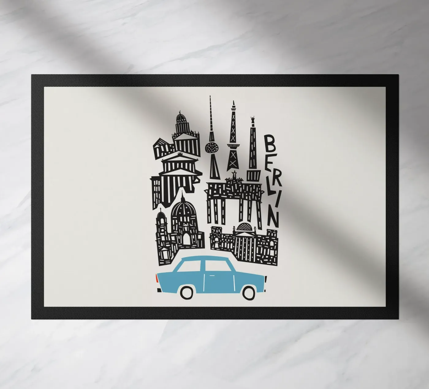 Paesaggio urbano di Berlino zerbino da Fox & Velvet