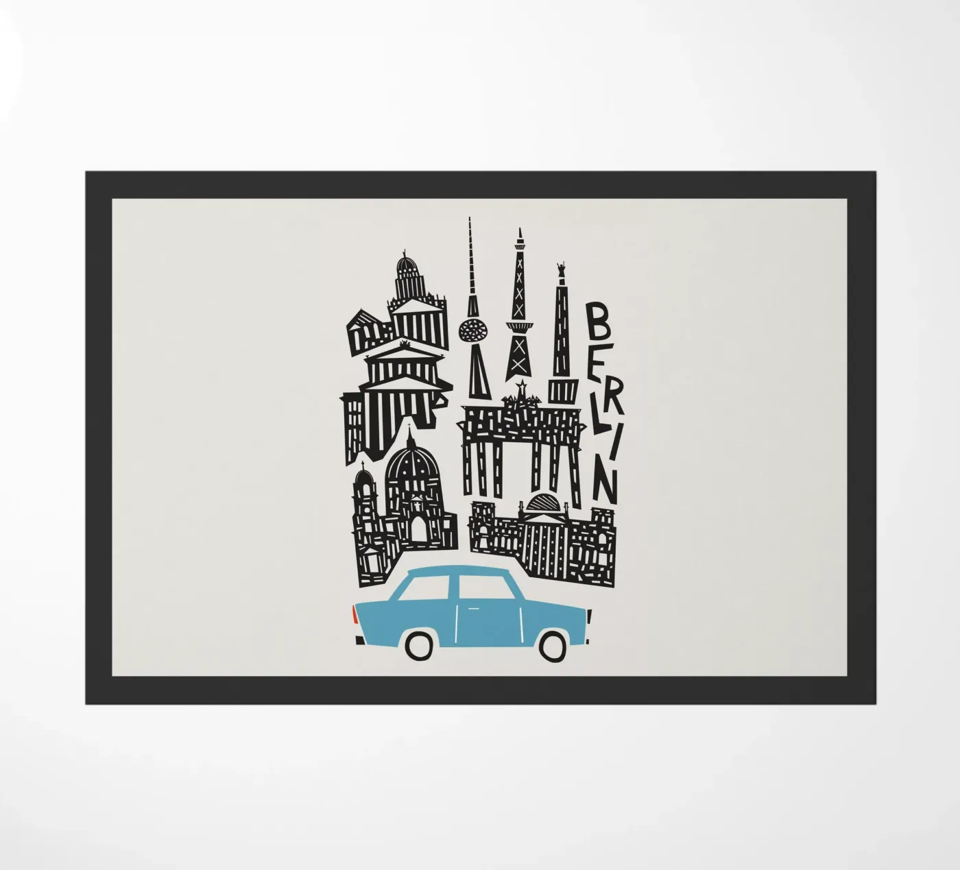 Paesaggio urbano di Berlino zerbino da Fox & Velvet