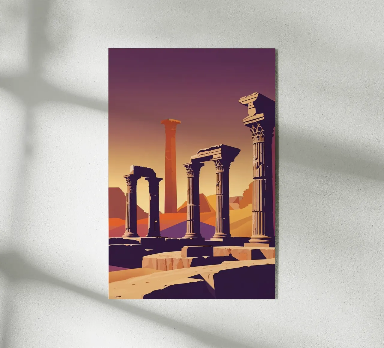 Timeless Beauty of Palmyra’s Stone Arches plexiglas de AlbertKlee