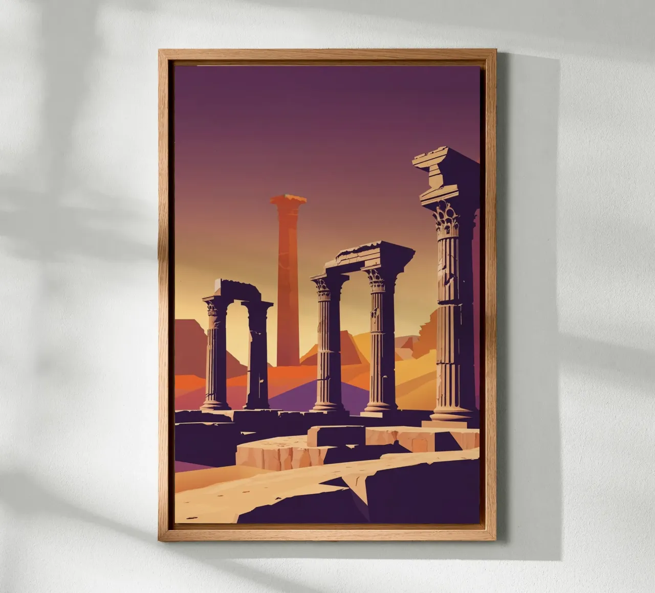 Timeless Beauty of Palmyra’s Stone Arches alluminio dibond da AlbertKlee