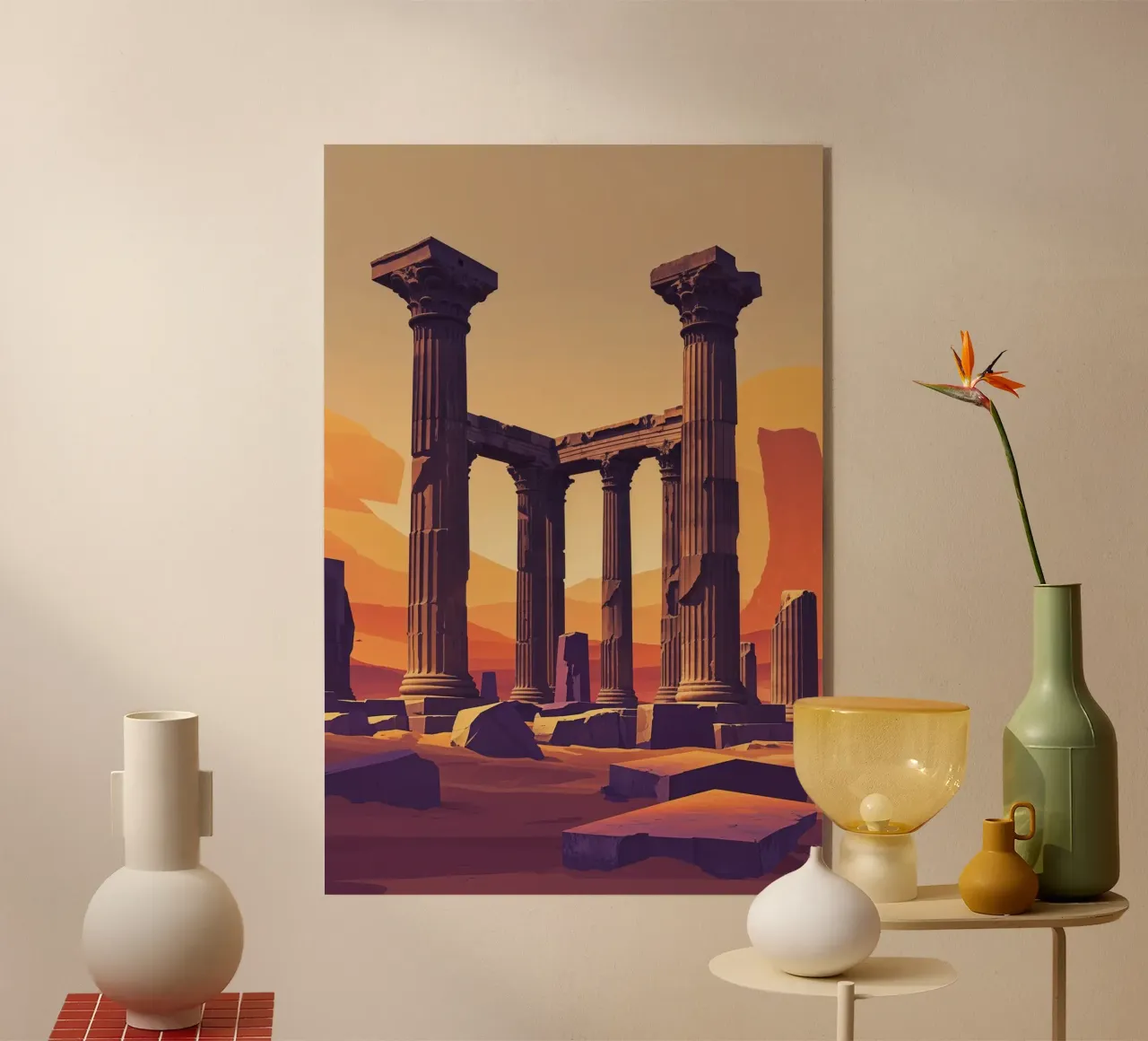 Resilient Pillars of Palmyra’s History plexiglass da AlbertKlee
