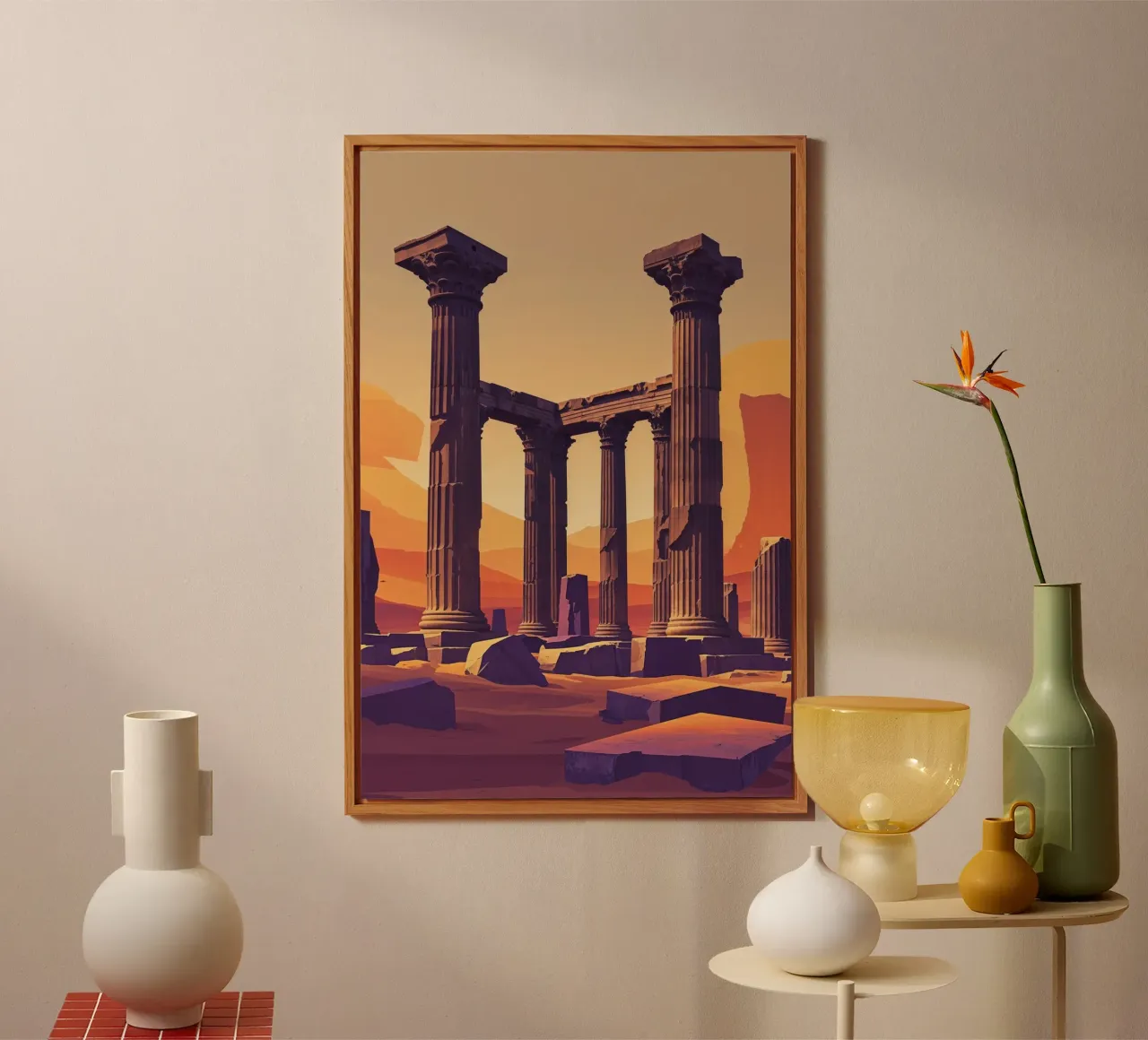Resilient Pillars of Palmyra’s History alluminio dibond da AlbertKlee