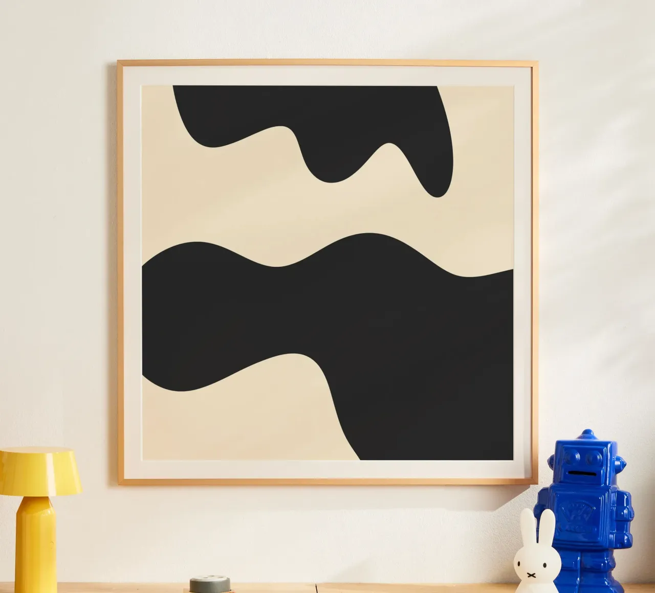 Forme astratte - monocromatiche poster da Wackapacka