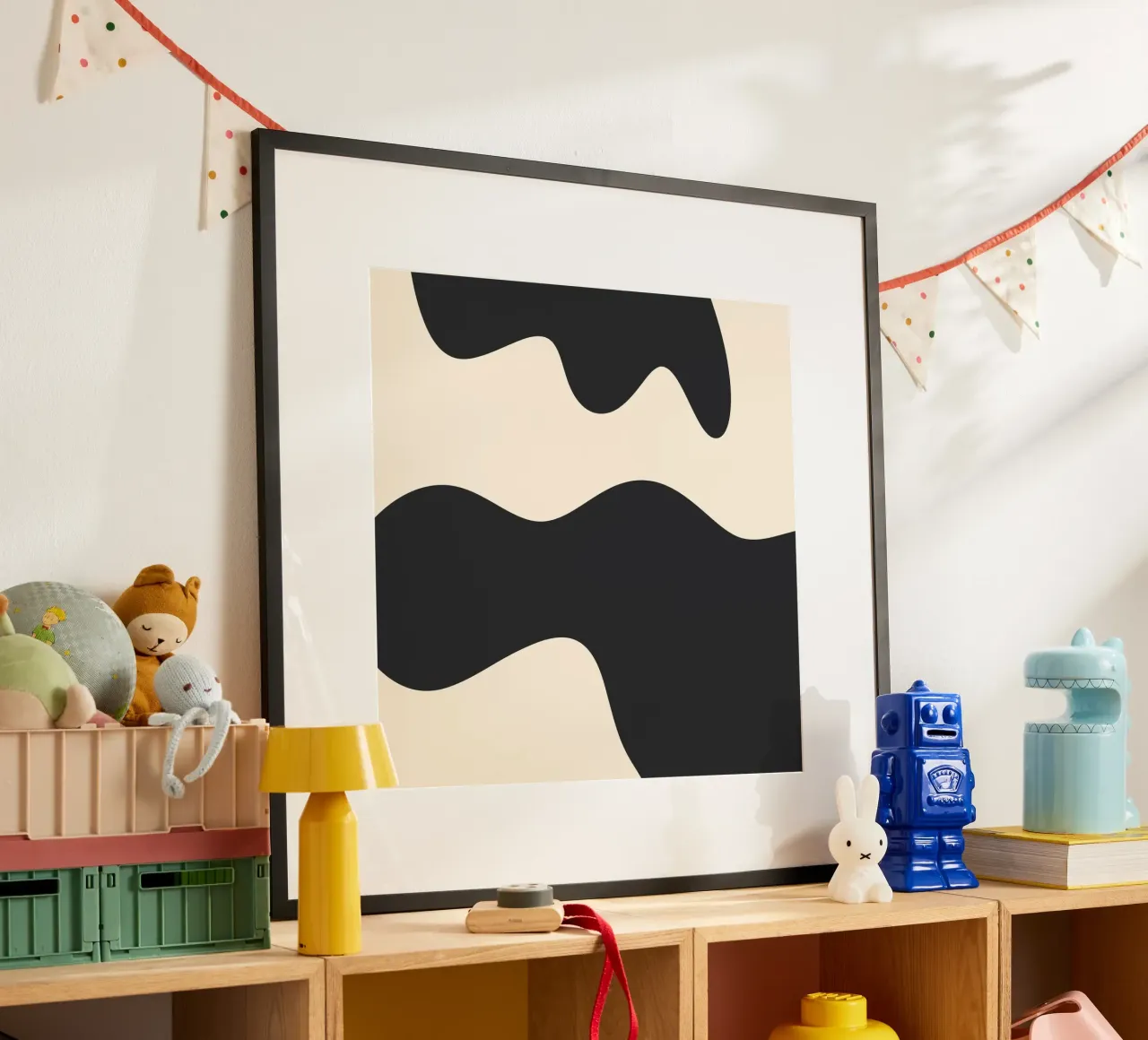 Forme astratte - monocromatiche poster da Wackapacka