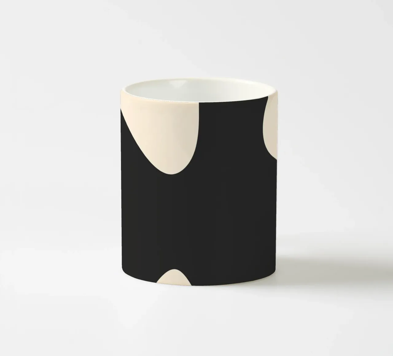 Forme astratte - monocromo 2 tazza in ceramica da Wackapacka