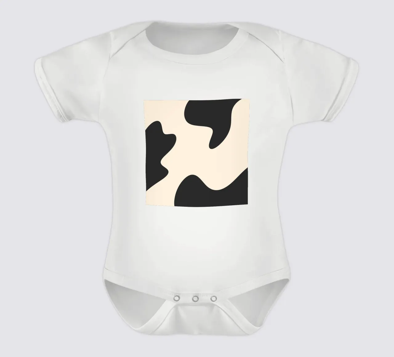 Taches abstraites - monochrome body bébé de Wackapacka