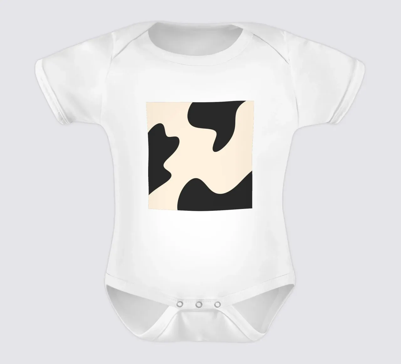 Taches abstraites - monochrome body bébé de Wackapacka