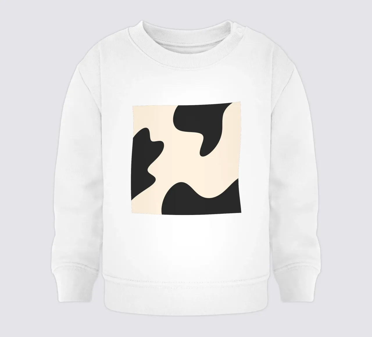Taches abstraites - monochrome sweat pour bébé de Wackapacka