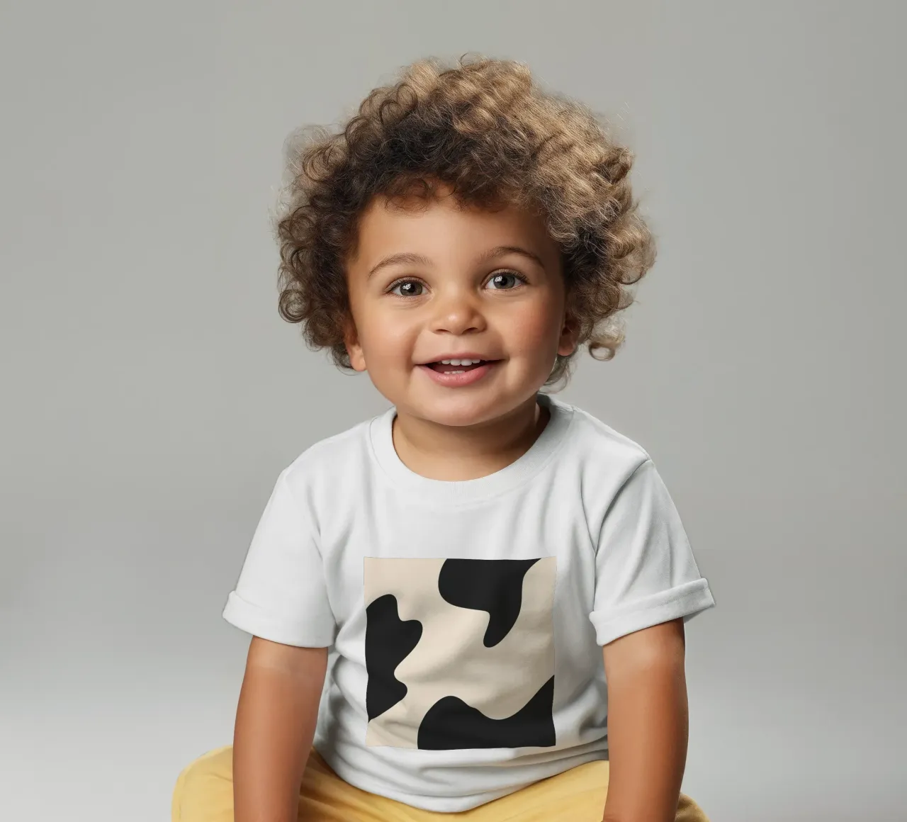 Taches abstraites - monochrome t-shirt pour bébé de Wackapacka