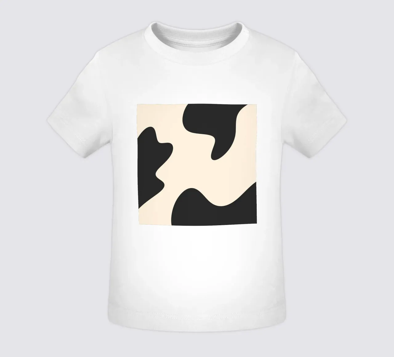 Taches abstraites - monochrome t-shirt pour bébé de Wackapacka