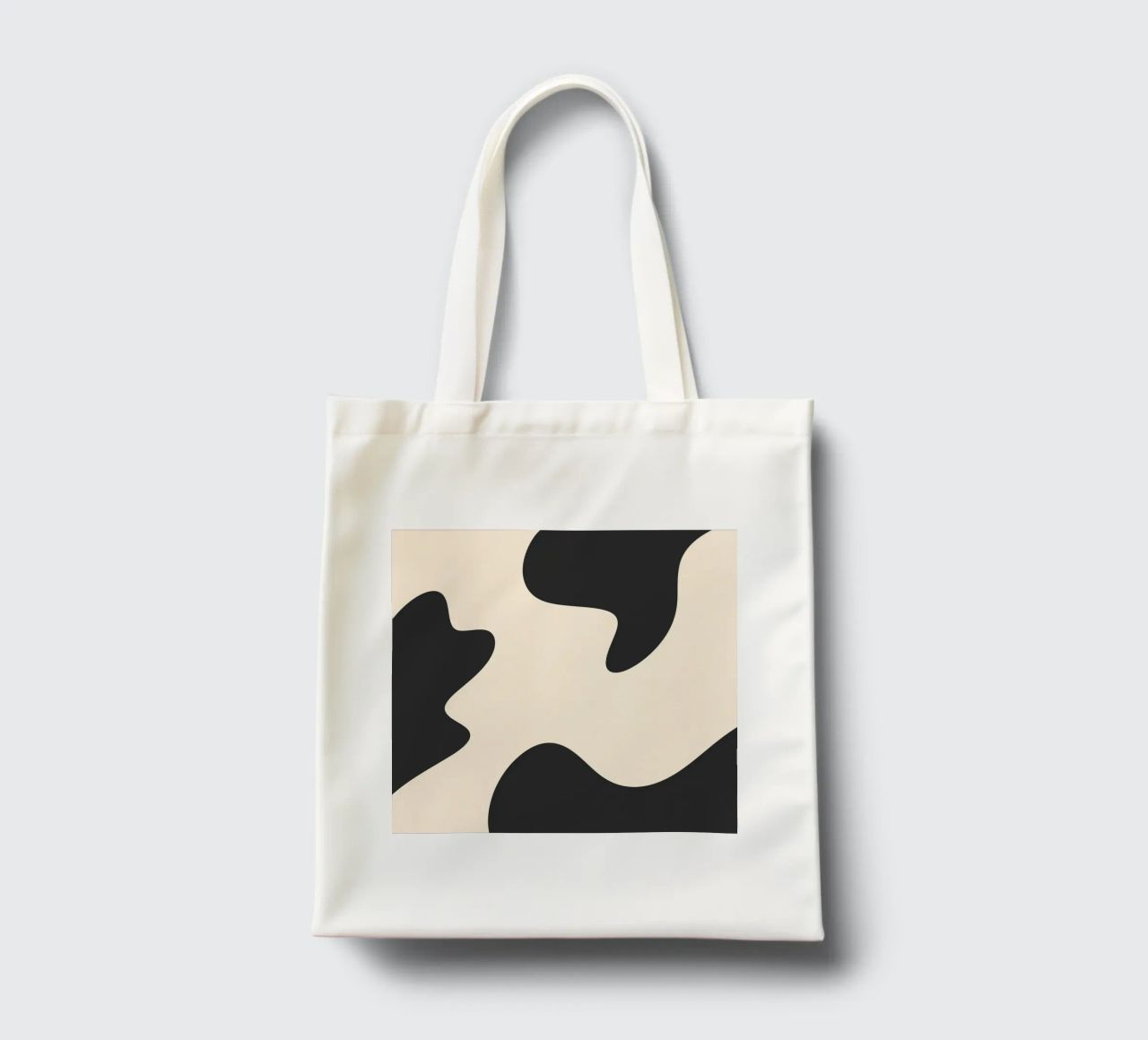 Blobs abstractos - monocromo tote bag de Wackapacka