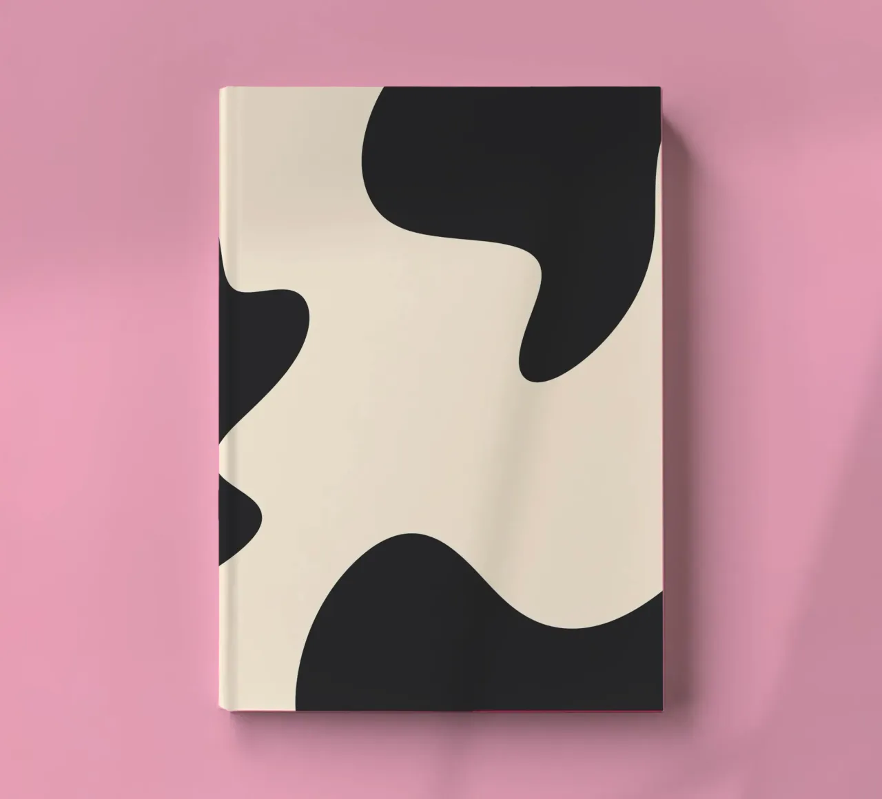 Abstracte klodders - monochroom notitieboek van Wackapacka