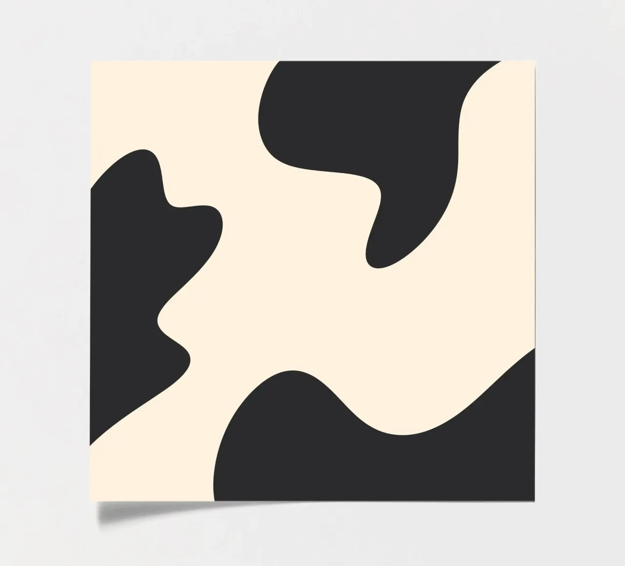 Abstract blobs - monochrome sticker sheet by Wackapacka