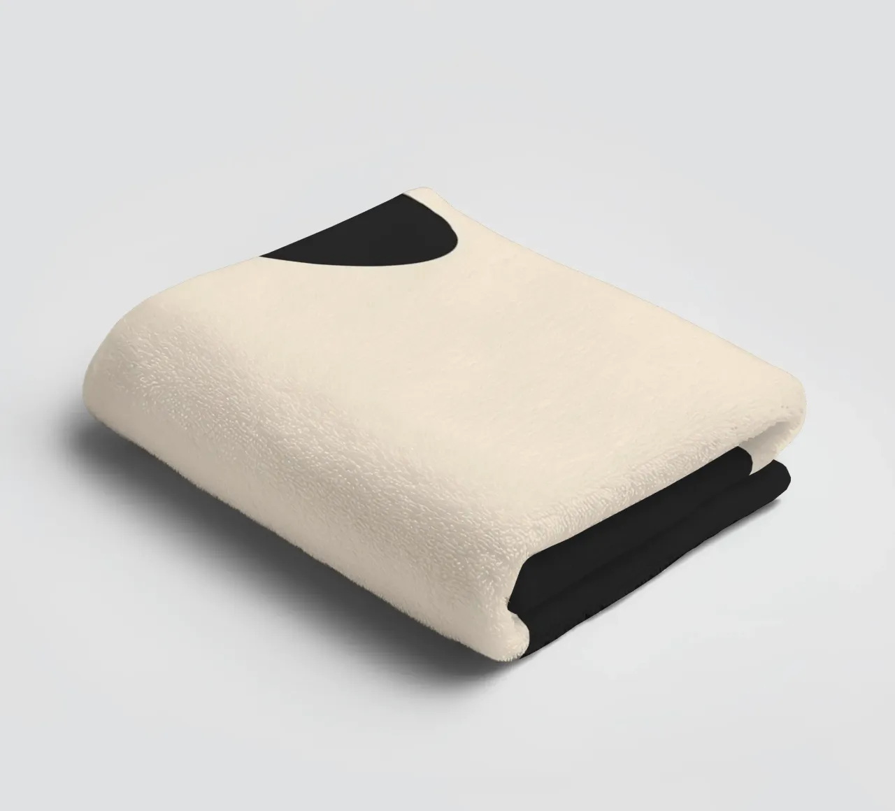 Blob astratti - monocromo asciugamano da bagno da Wackapacka