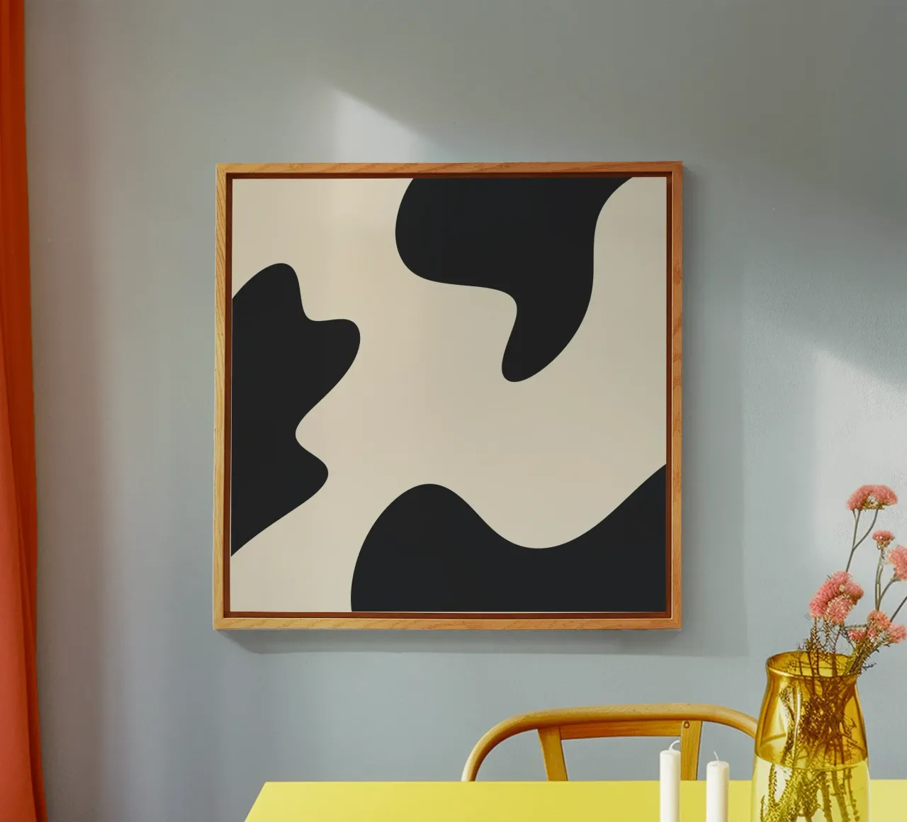 Blob astratti - monocromo plexiglass da Wackapacka