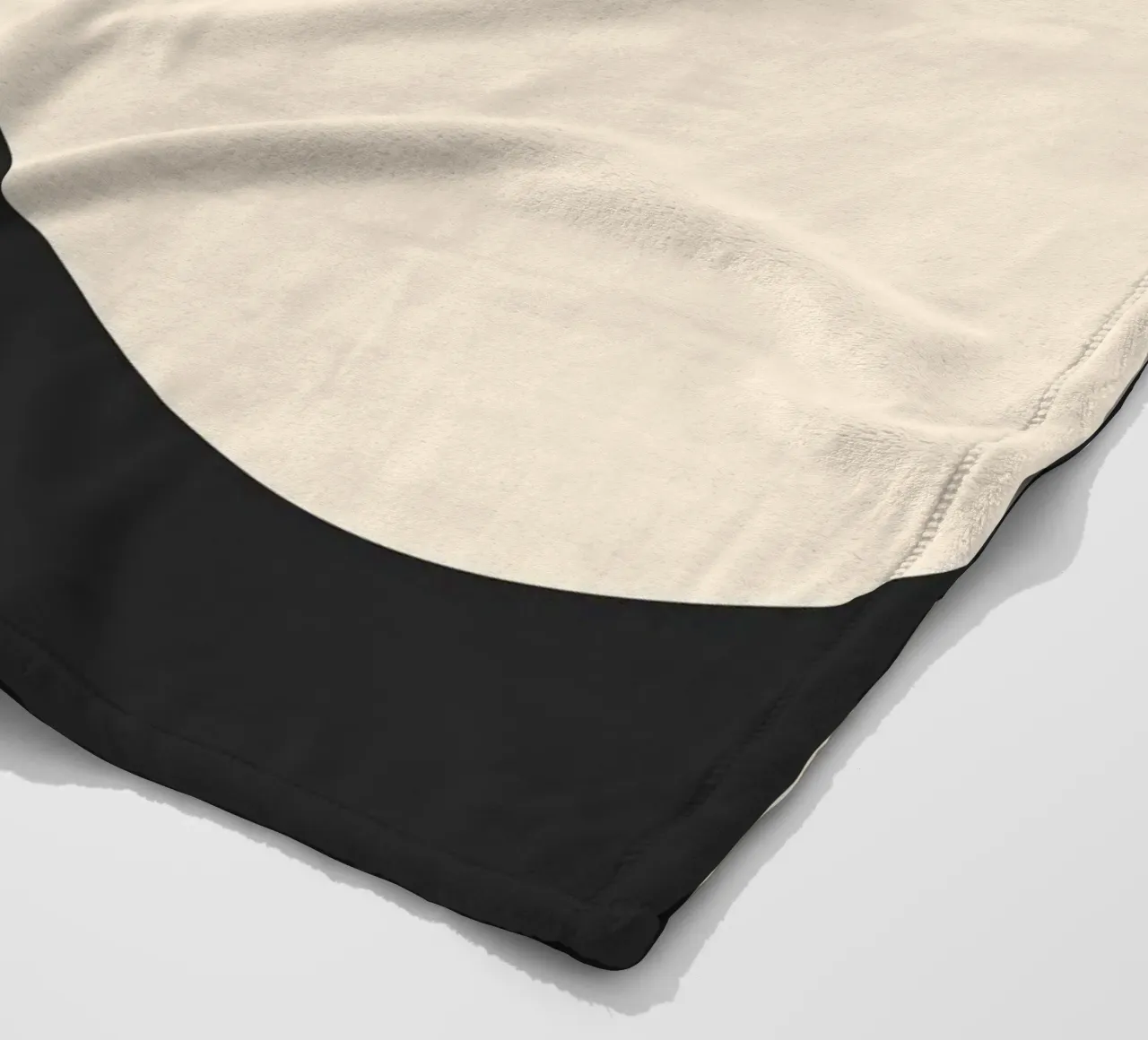 Abstrakte Kleckse - monochrom Fleecedecke von Wackapacka