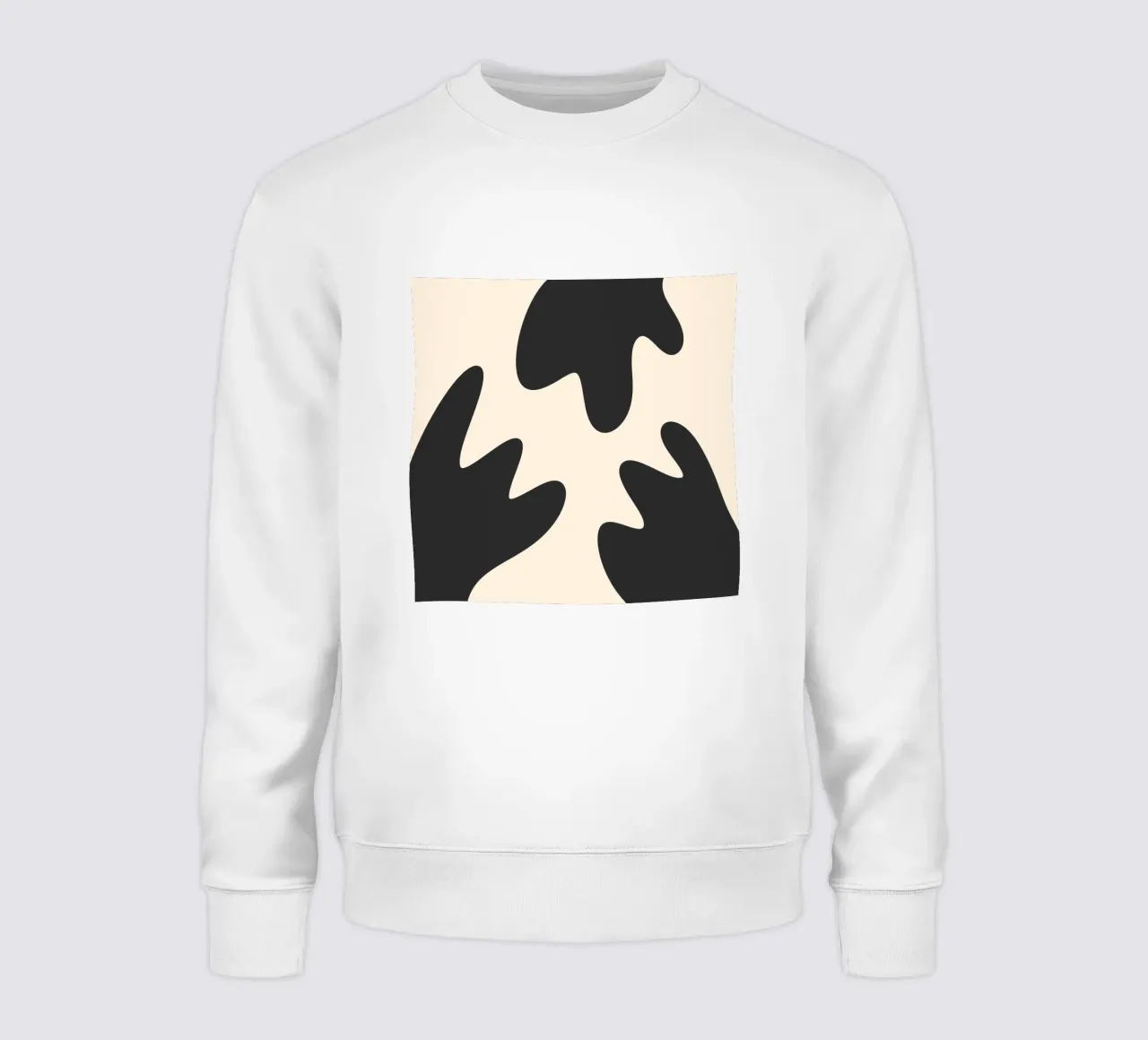 Taches abstraites - monochrome 2 sweat de Wackapacka