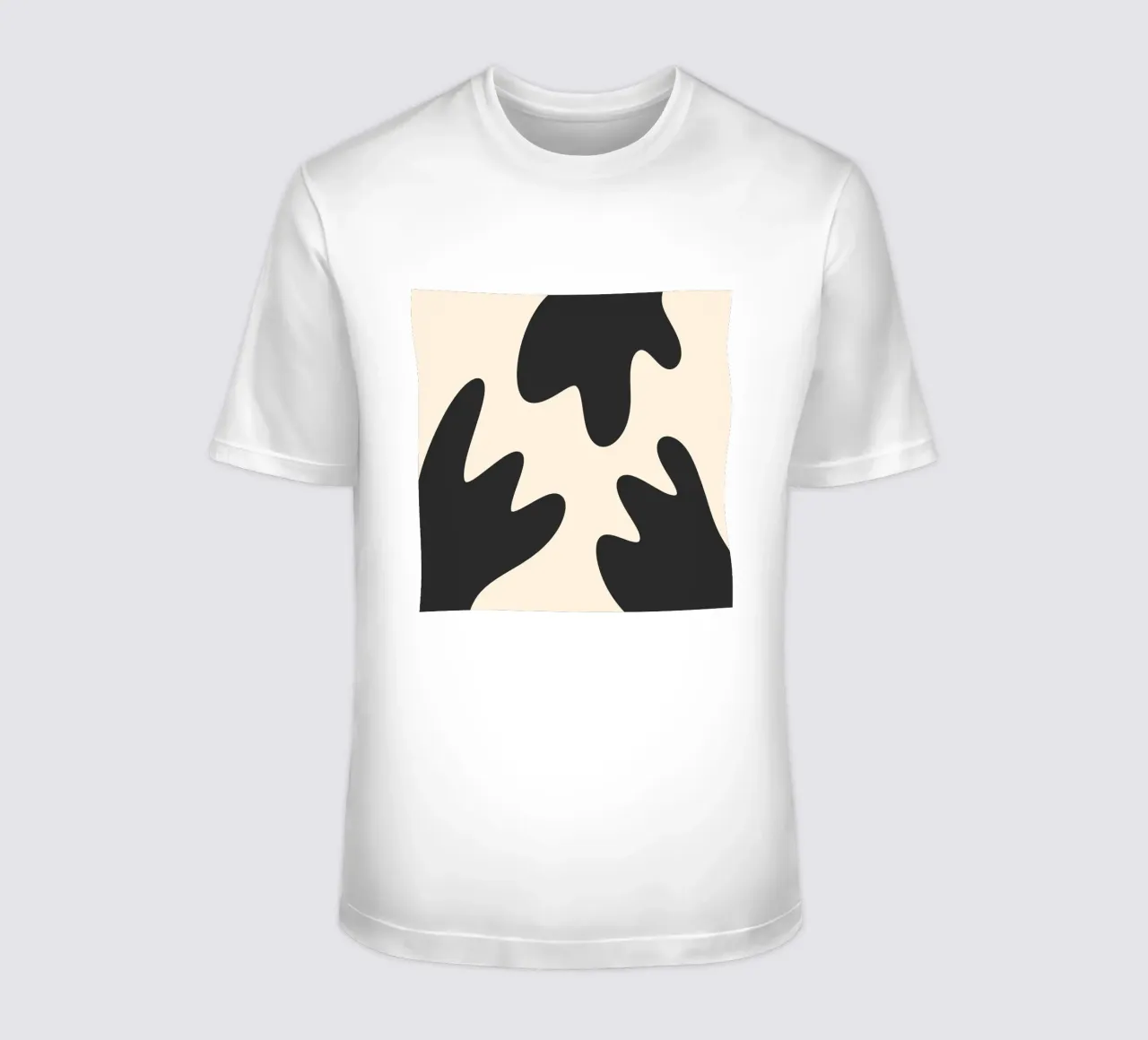 Taches abstraites - monochrome 2 t-shirt de Wackapacka