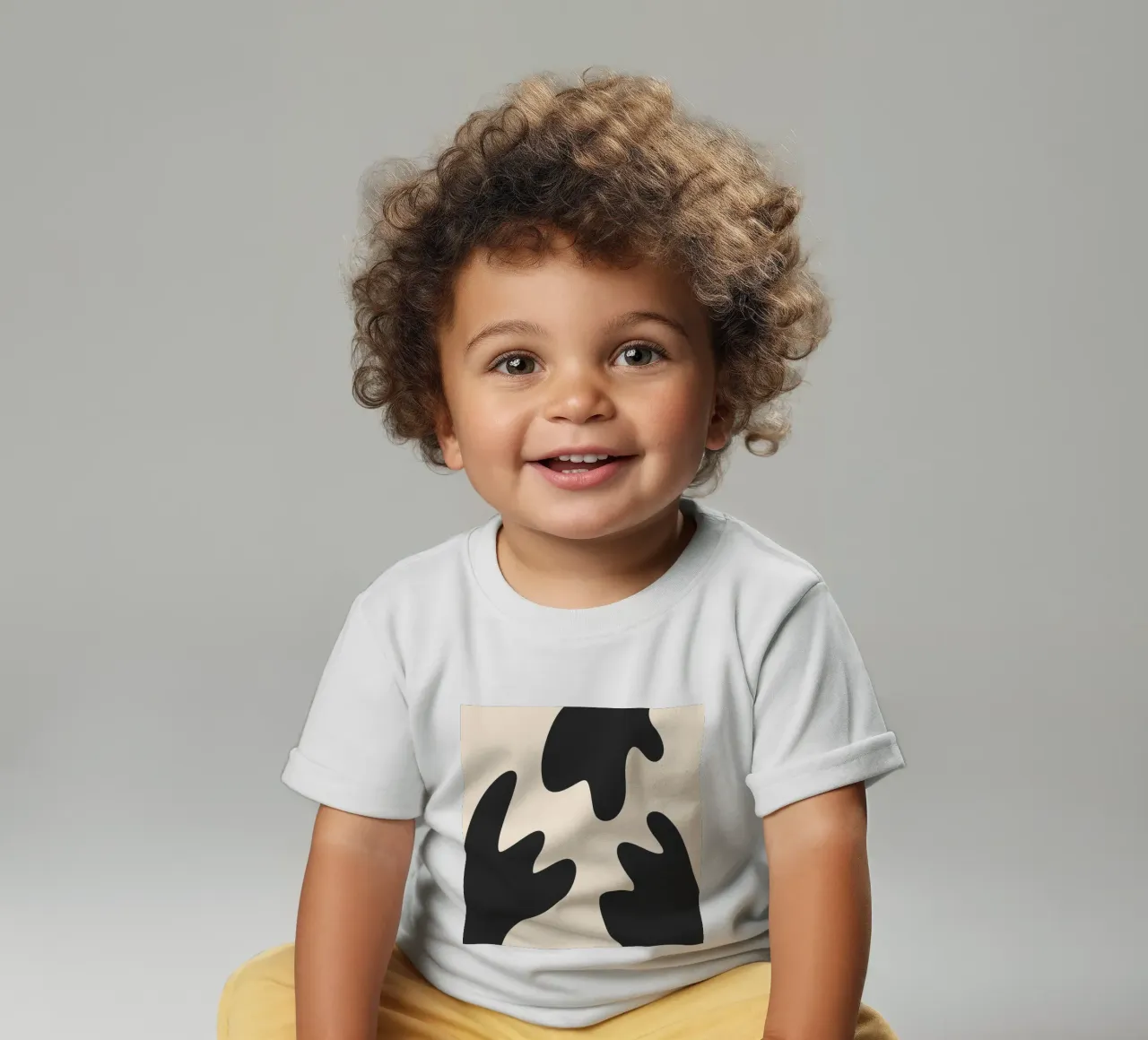 Blob astratti - monocromo 2 maglietta neonato da Wackapacka