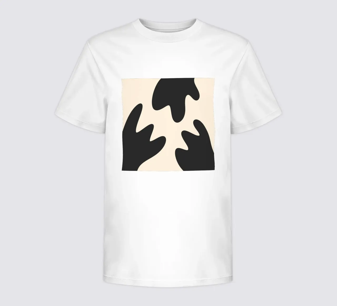 Blobs abstractos - monocromo 2 camiseta para niños de Wackapacka