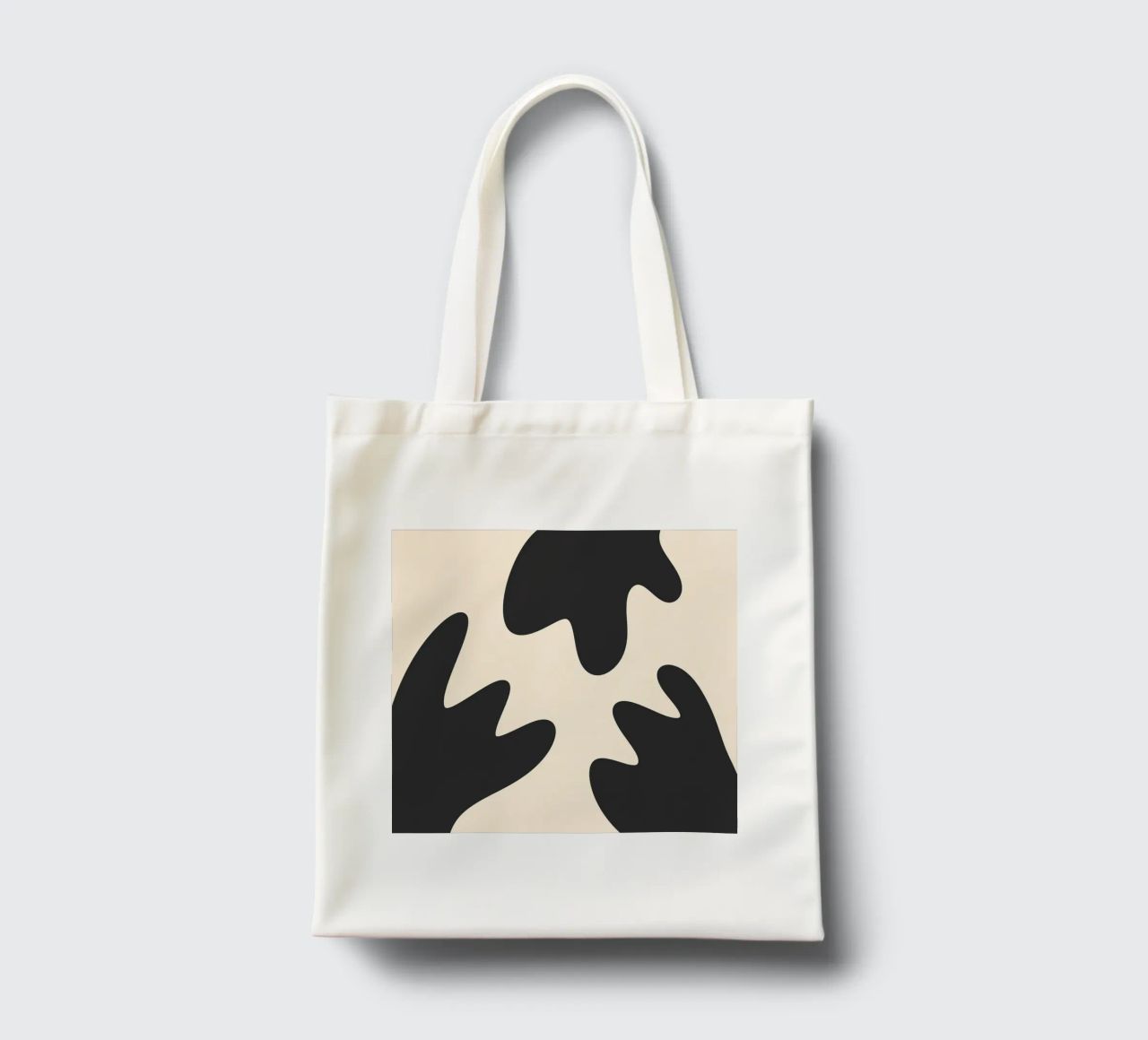 Blobs abstractos - monocromo 2 tote bag de Wackapacka