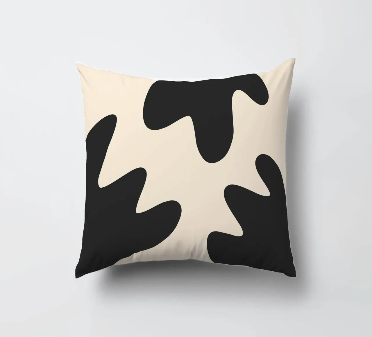 Blob astratti - monocromo 2 cuscino da Wackapacka